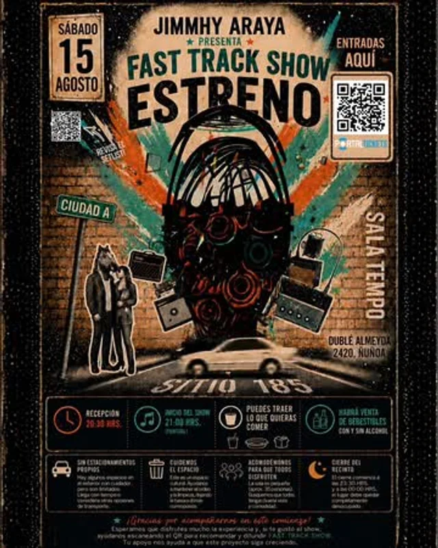 Jimmhy Araya: Estreno Fasttrack Show Vol2 En Tempo Studios