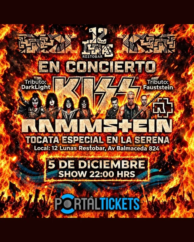 Rammstein & Kiss Serena 12 Lunas
