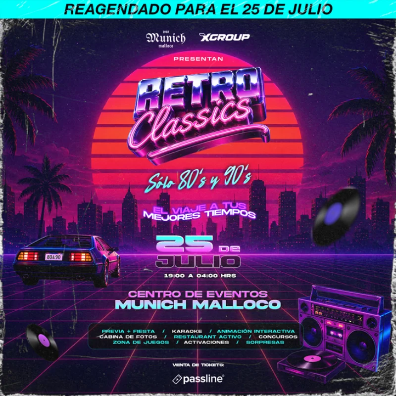 Munich & XGROUP presentan: Retro Classics 🪩✨