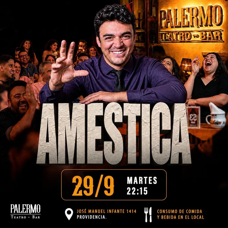 Mago Améstica en Palermo 29.09