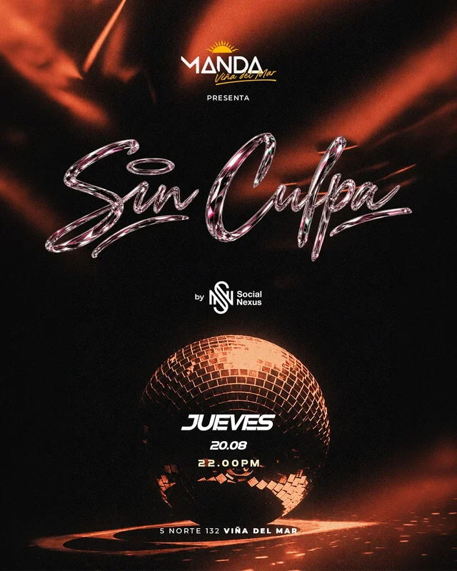 *Sin Culpa * Jueves 20 De Agosto, Manda Viña.