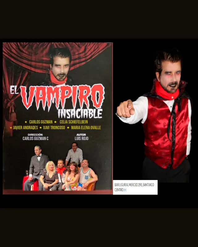 El Vampiro Insaciable En Bar Liguria - 31 De Octubre 21:15
