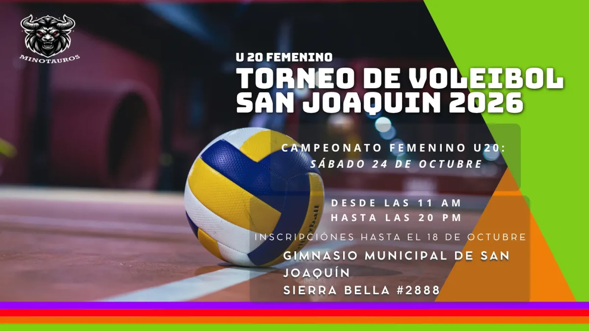 Torneo de Voleibol San Joaquín 2026 – Femenino U20