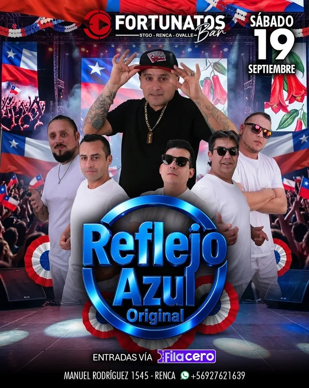Reflejo Azul Original en Fortunatos Bar