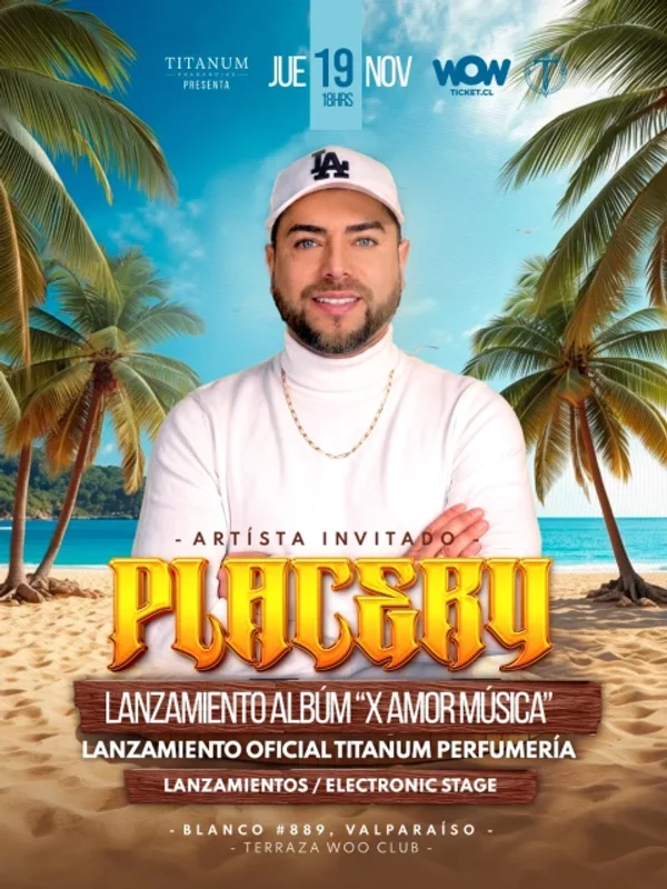 Fiesta Sunset + Lanzamiento Del Album "X Amor Musica - Placery"