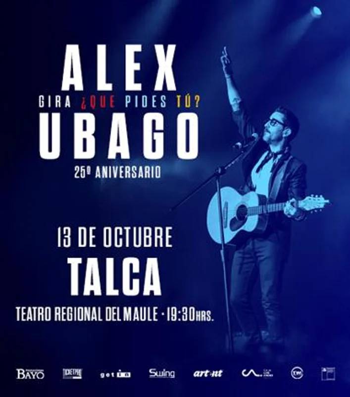 Alex Ubago Gira 25 Años - ¿Qué Pides Tú? Tour Chile - Talca