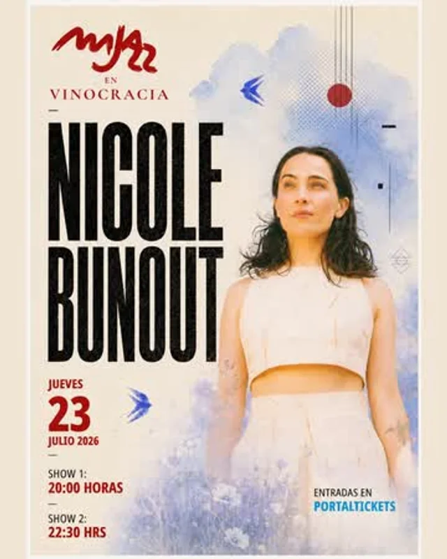 Nicole Bunout: Ciclo Mjazz En Vinocracia