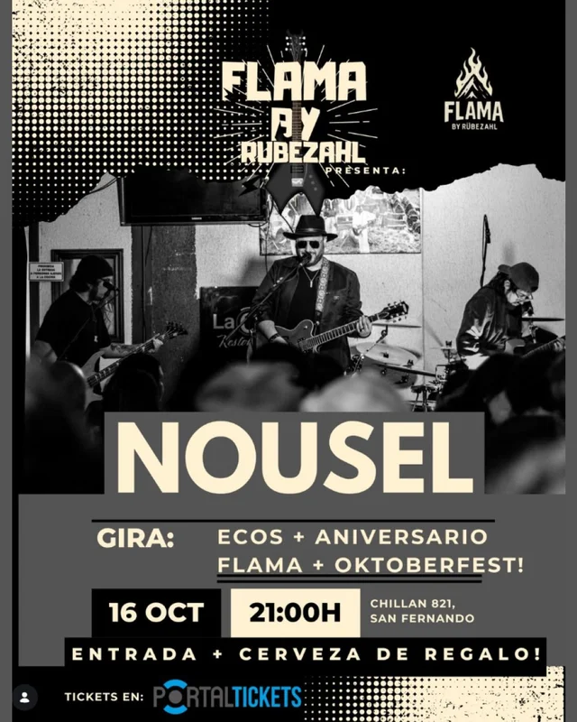 Nousel | Gira Lanzamiento Disco Ecos En Bar Flama By Rübezahl, San Fernando