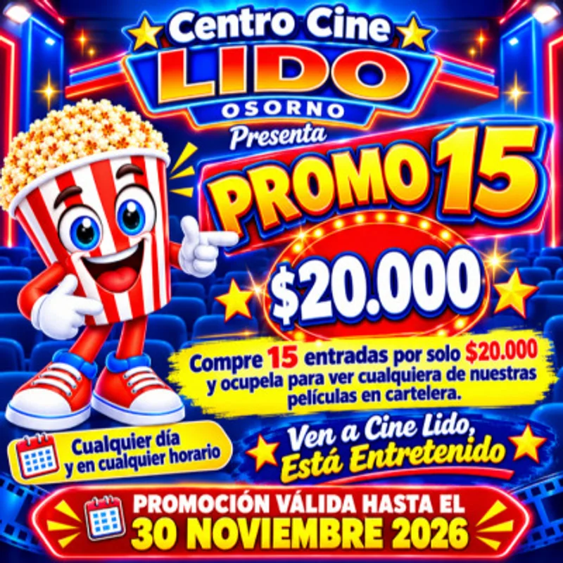 Promo 15: Ven A Cine Lido, Esta Entretenido