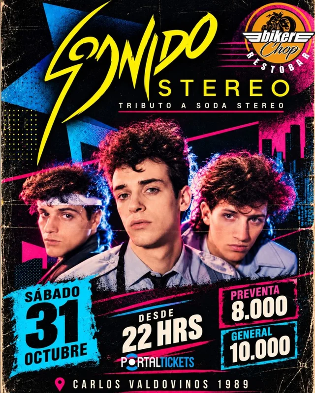 Sonido Stereo: Tributo A Soda Stereo En Bikerchop