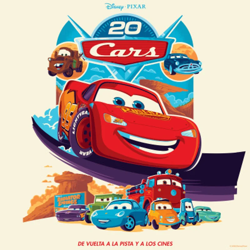 Cars: 20 Aniversario, Doblada, Domingo 18 A Las 17.50 Hrs