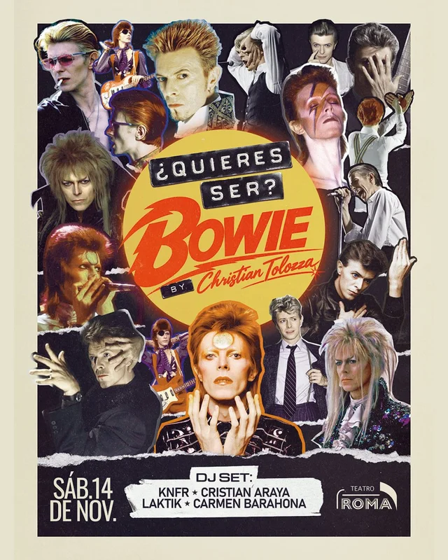 Teatro Roma Presenta: Fiesta! Quieres Ser? David Bowie