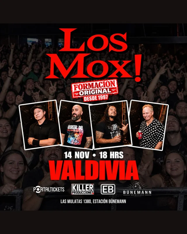 Los Mox En Estación Bünemann, Valdivia