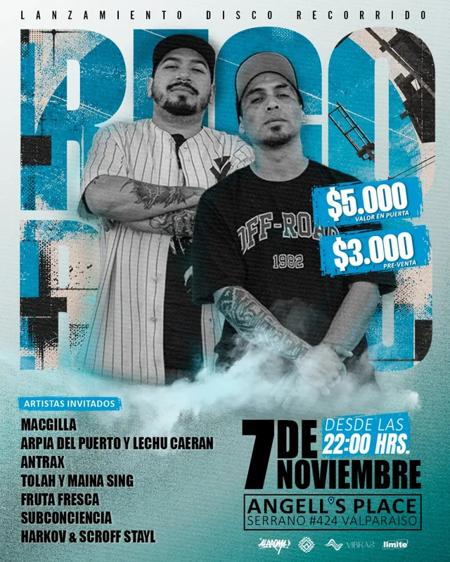 Juansito + DJ Alrroma: Lanzamiento Recorrido En Angel'S Place, Valparaíso
