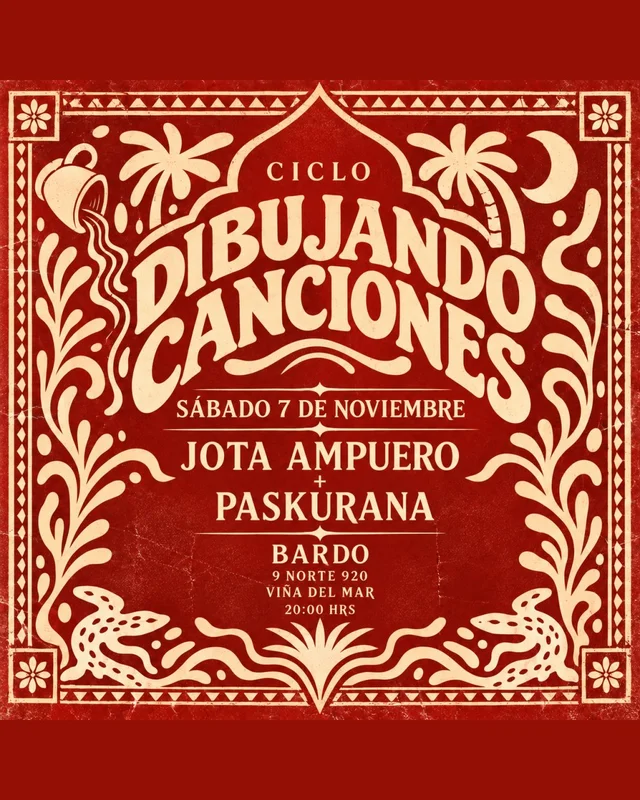 Paskurana Y Jota Ampuero En Dibujando Canciones, Viña Del Mar