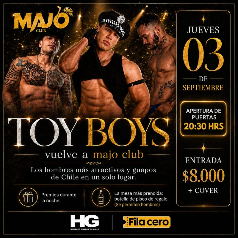 Toy Boys en Majo Club