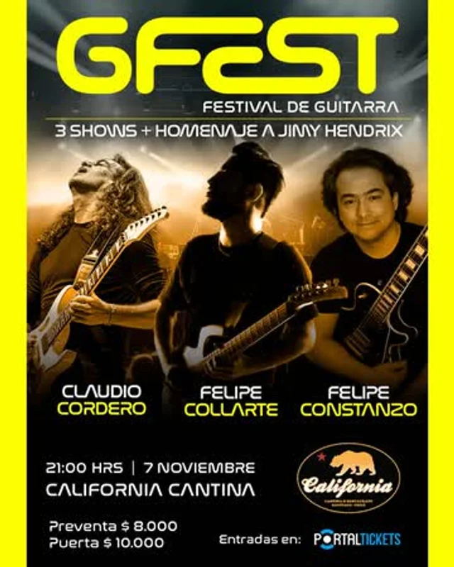 Festival De Guitarra Gfest En California Cantina