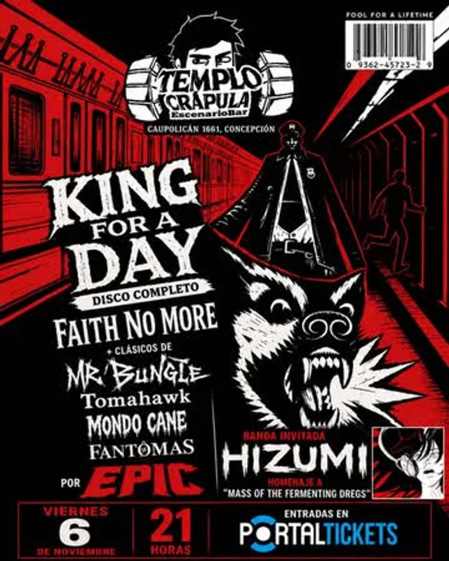 Homenaje King For A Day, Fool For A Life Time En Templo Crápula, Concepción