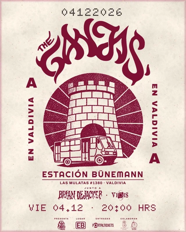 The Ganjas En Estacion Bunemann, Valdivia 2026