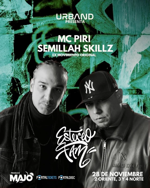 MC Piri + Semillah Skillz Presenta: Estereofam En Majo Club, Talca