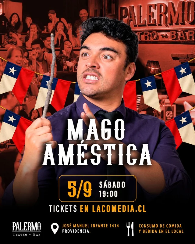 Mago Améstica en Palermo 05.09