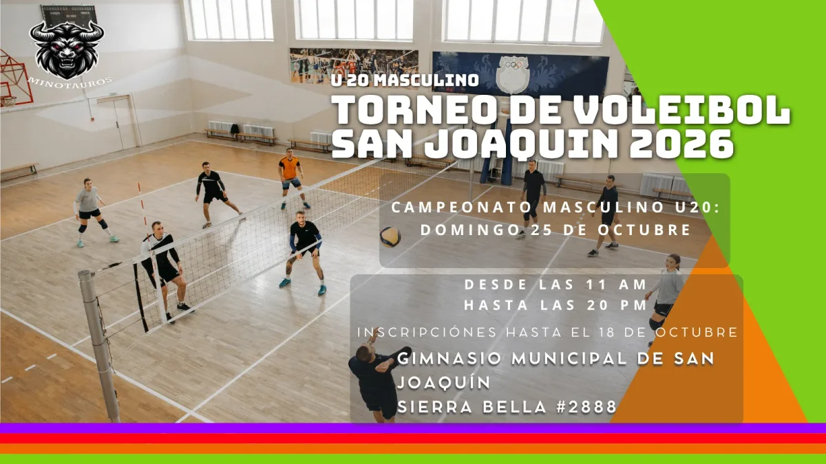 Torneo de Voleibol San Joaquín 2026 – Masculino U20