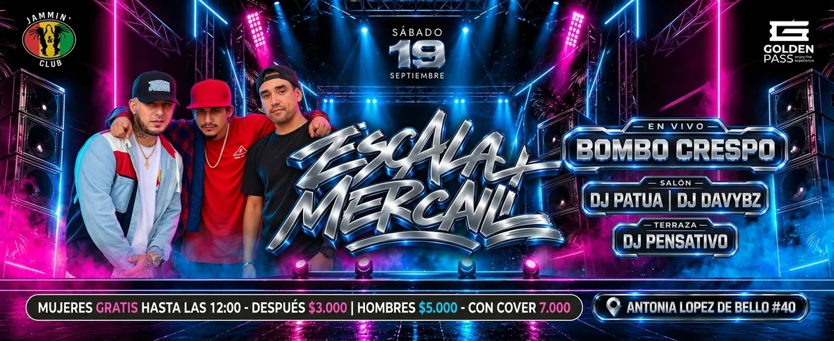Escala Mercalli & Bombo Crespo en Jammin' Club
