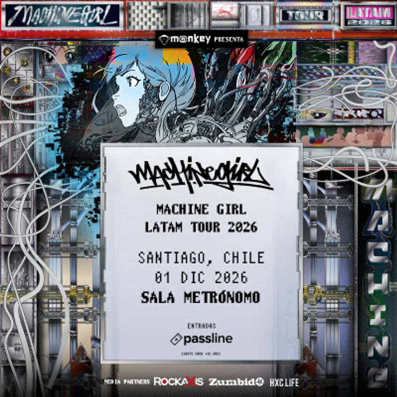 Machine Girl vuelve a Chile