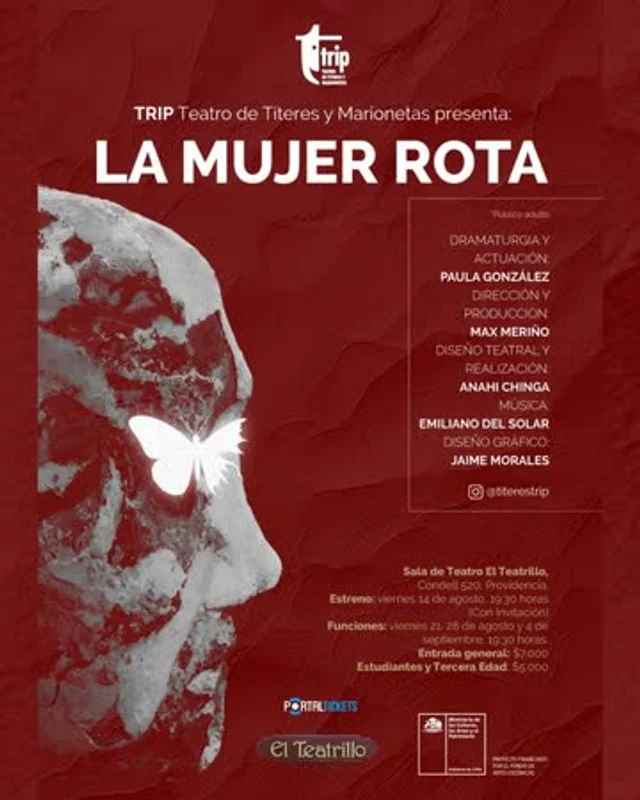 La Mujer Rota En El Teatrillo - 04 Sep 19.30pm
