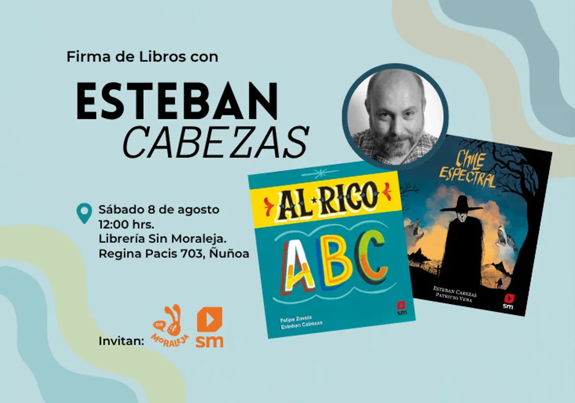Presentación y firma de libros de Esteban Cabezas