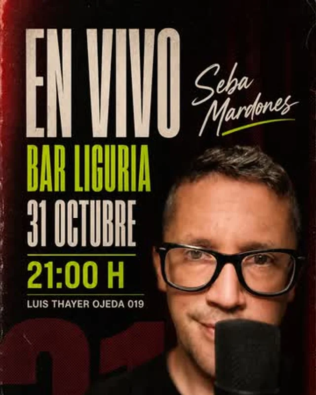 Seba Mardones En Bar Liguria Luis Thayer