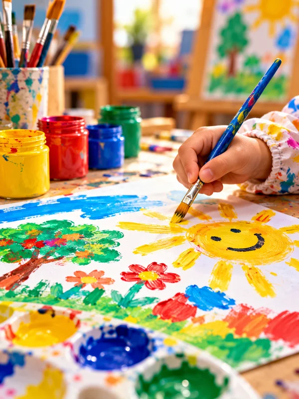 Taller de pintura acrílica infantil