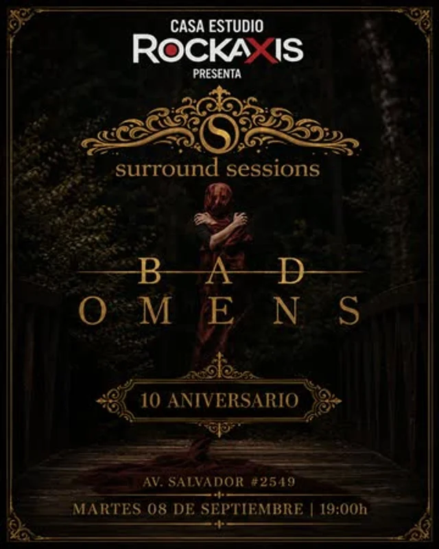 Surround Sessions: Bad Omens Night En Casa Estudio Rockaxis