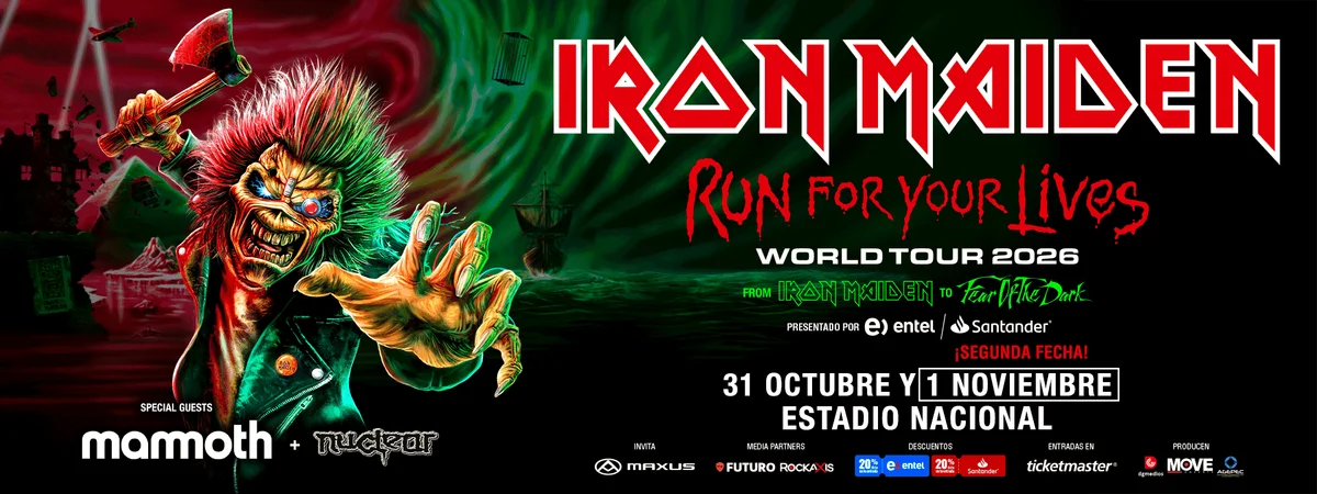 Iron Maiden - Run For Your Lives World Tour 2026