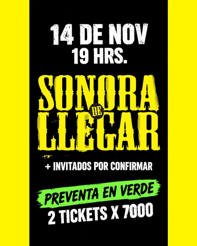 Sonora De Llegar En Vivo Casa Polanco
