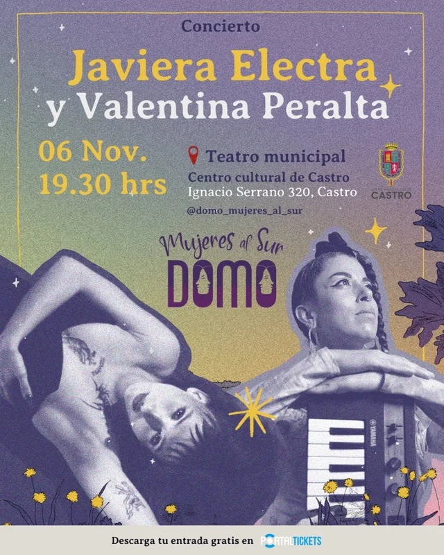Concierto Javiera Electra + Valentina Peralta En Centro Cultural De Castro