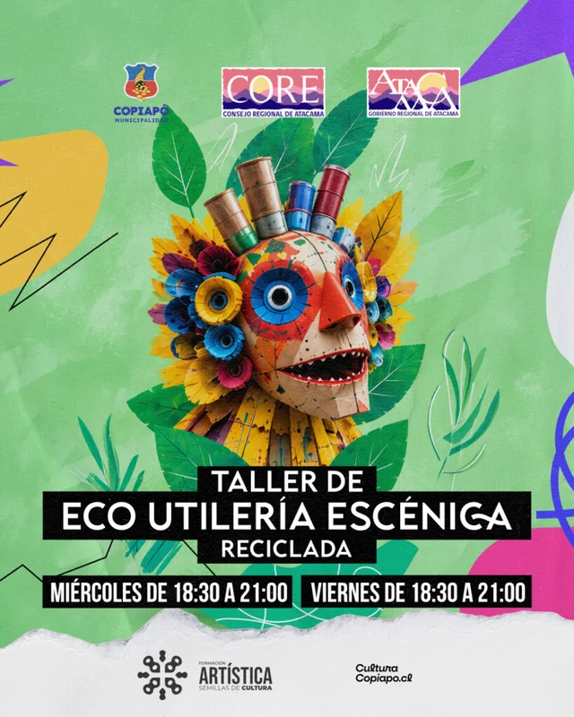 Taller eco utilería escénica reciclada