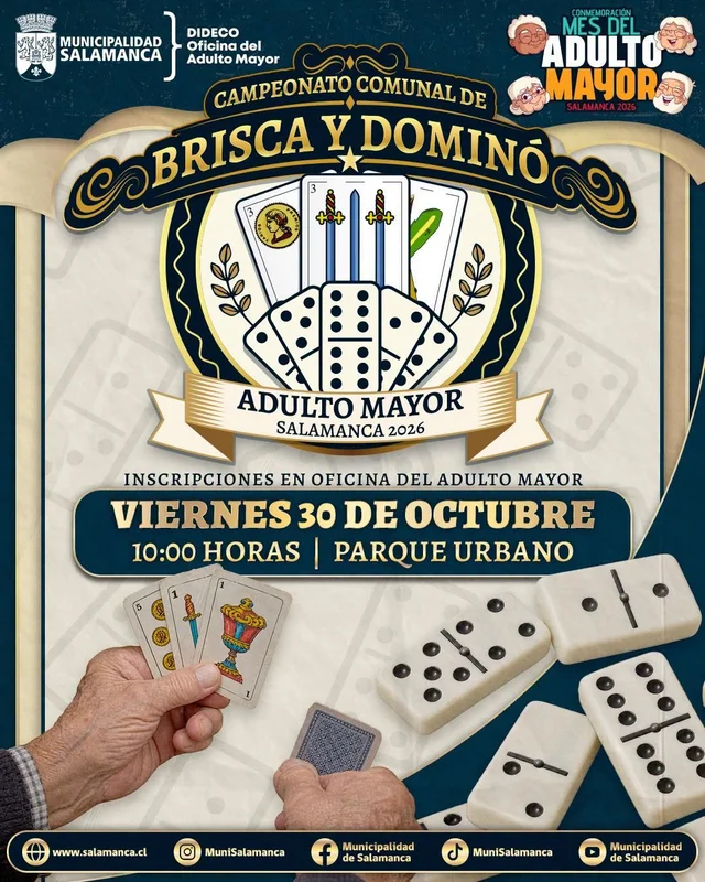 Campeonato de Brisca y Domino Adulto Mayor