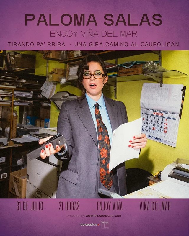 Paloma Salas / Vina Del Mar / Enjoy Vina / 31 De Julio / 21:00 Hrs