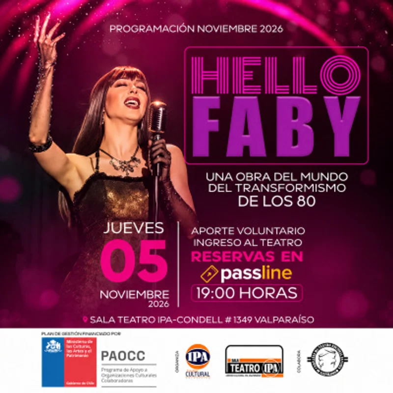 HELLO FABY, obra del transformismo de los 80