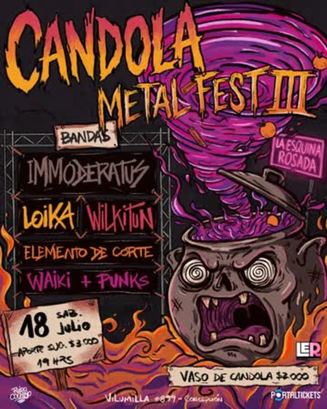 Candola Metal Fest Iii - A Beneficio De La Esquina Rosada En La Esquina Rosada, Concepción