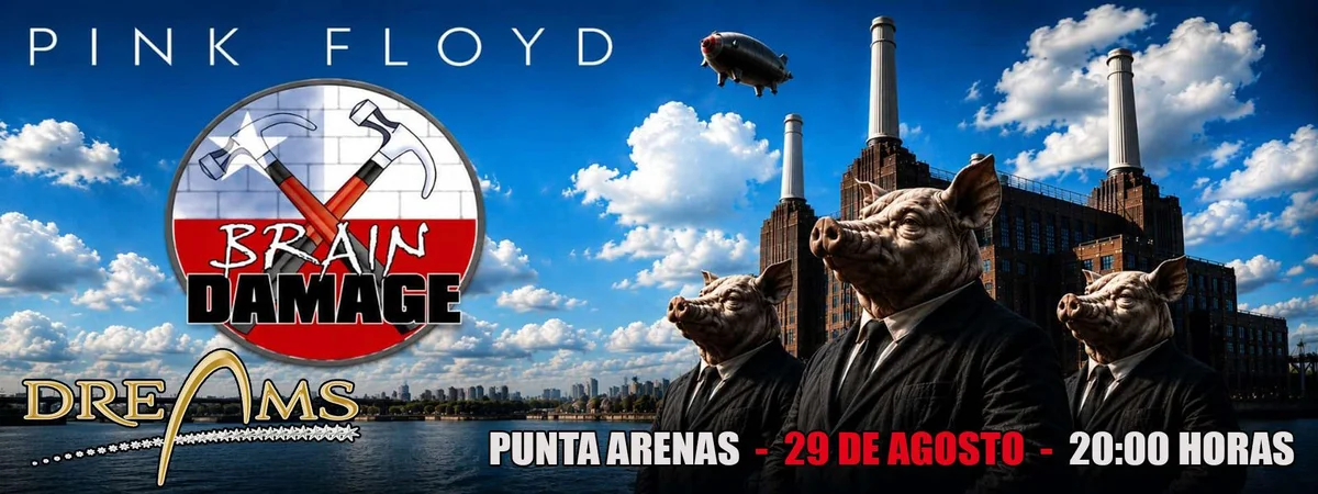 Brain Damage Tributo a Pink Floyd Tour 25 Años