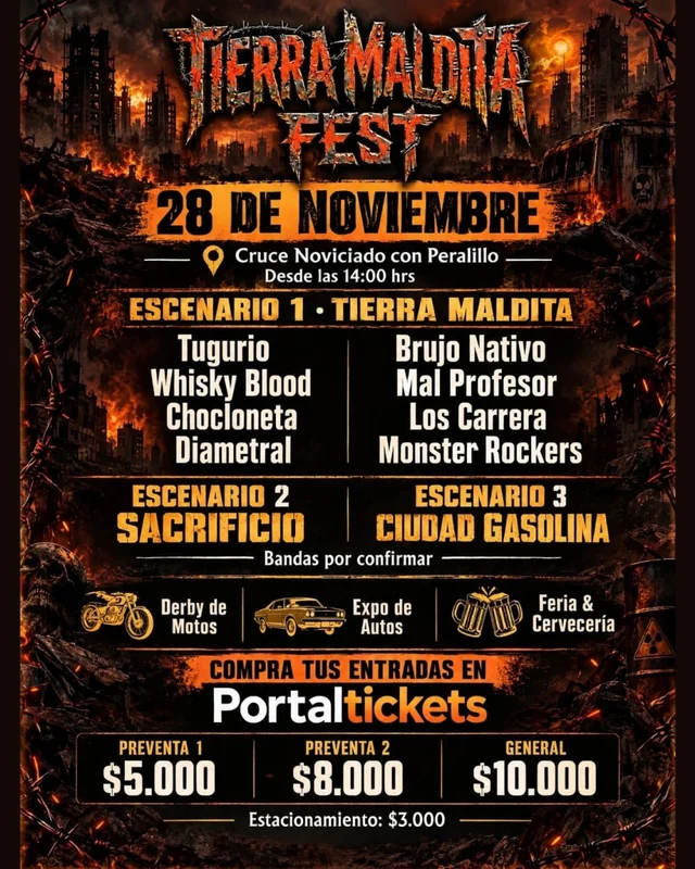 Tierra Maldita Fest En Cerveceria Lampa