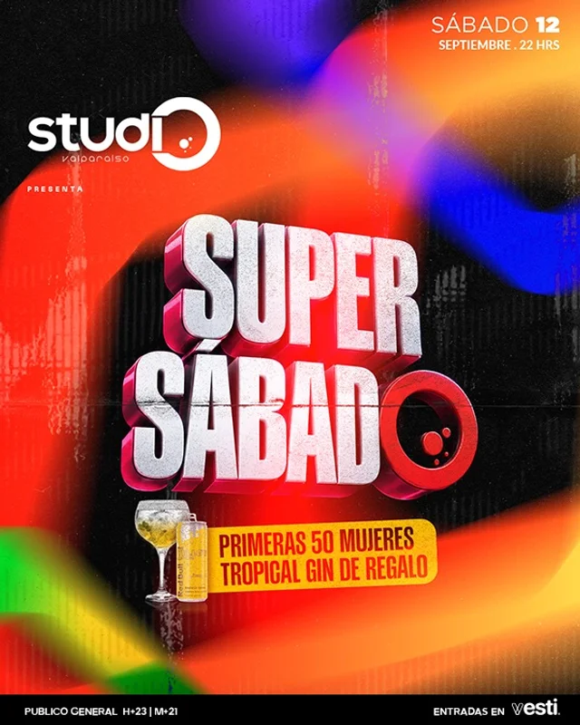 STUDIO VALPARAISO ® presenta SUPER SABAD⭕️ | SABADO 12 SEPTIEMBRE 2026.