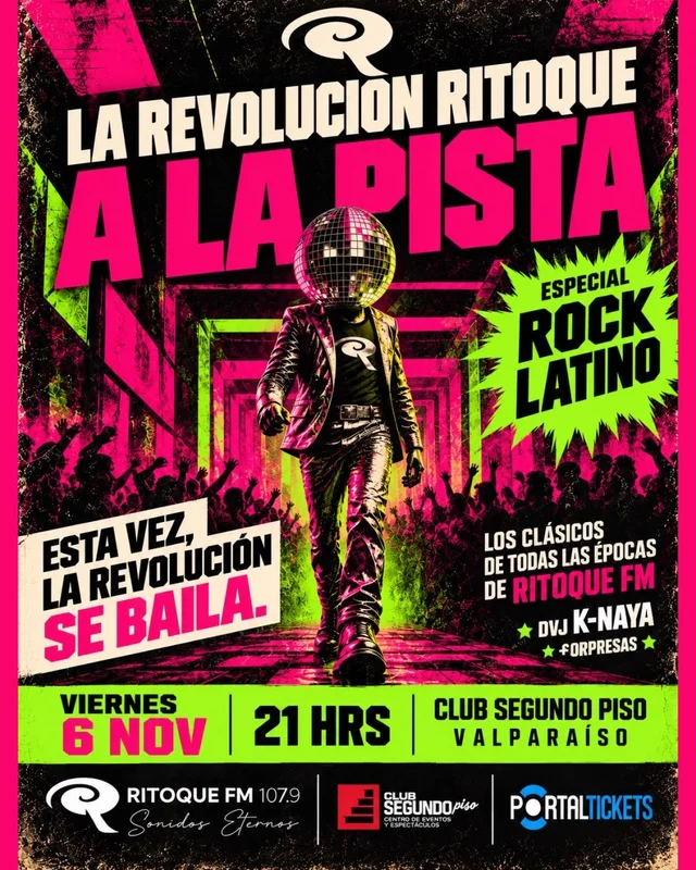 La Revolucion Ritoque A La Pista En Club Segundo Piso, Valparaíso
