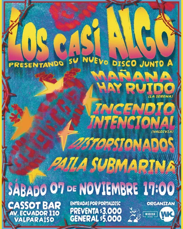 Los Casi Algo Presentando Su Disco En Cassot Bar, Valparaíso