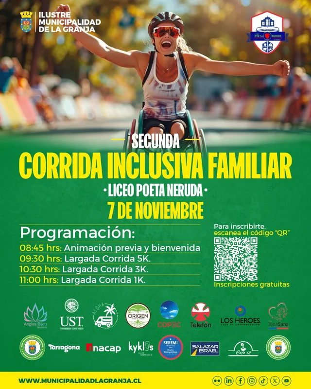 2° Corrida Inclusiva, Familiar Liceo Poeta Neruda