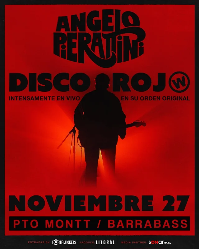 Angelo Pierattini - Disco Rojo En Vivo En Barrabass, Puerto Montt