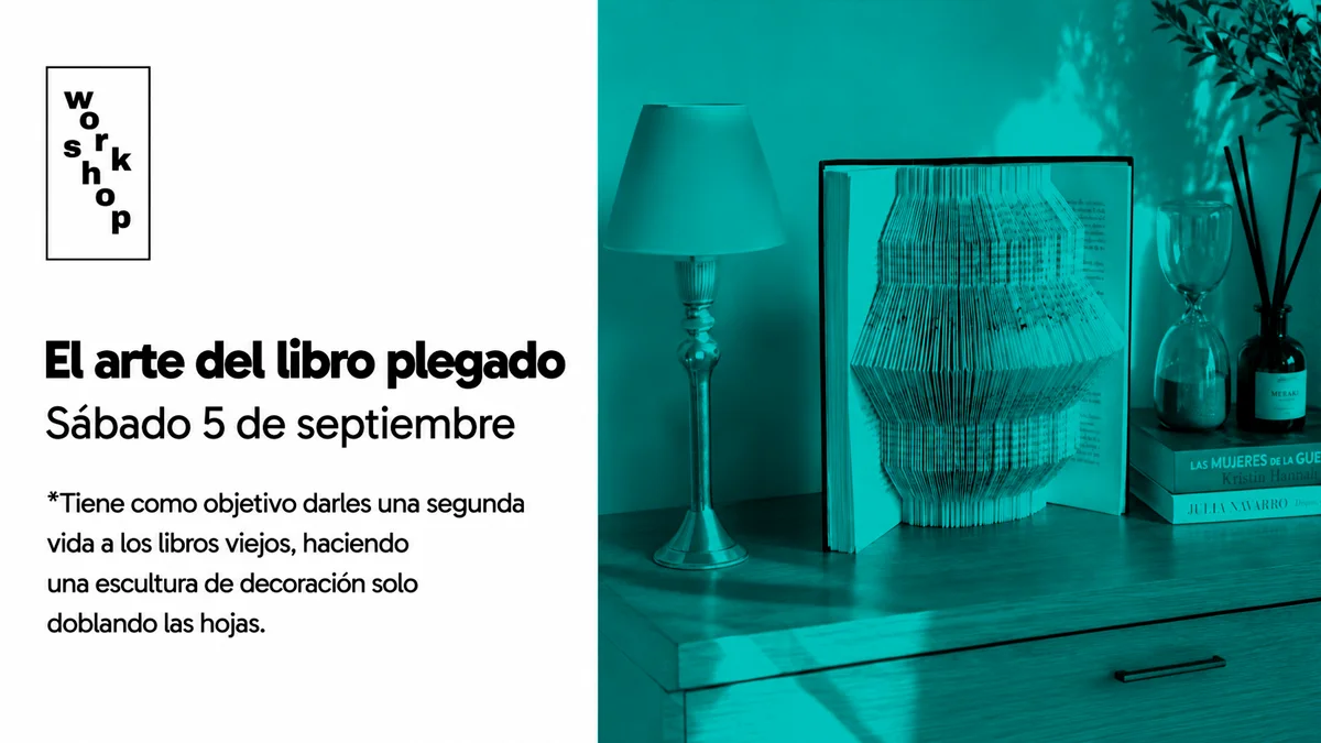 Workshop El Arte del Libro Plegado: transforma páginas en esculturas