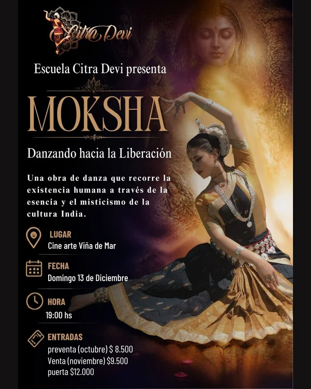 Moksha Danzando Hacia La Liberación En Cine Arte Viña Del Mar